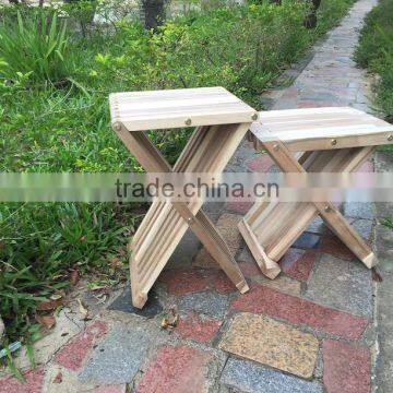 new garden outdoor folding stool - wooden foldable bar stool chair - made in vietnam products