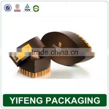 China factory wholesale heart shaped chocolate box paper chocolate packaging box