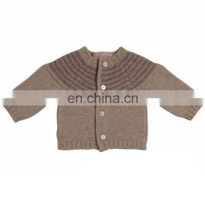 Cashmere Wool Knitting Pattern Children Cardigan photo-2