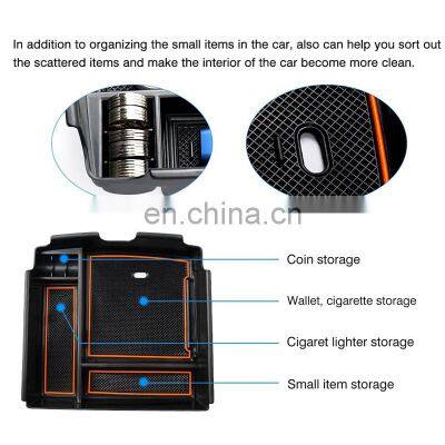 Interior Accessories Parts Silicone Armrest Rest Storage Box Center Control Console Organizer Tray For Kia Sedona Carnival 2022 photo-4