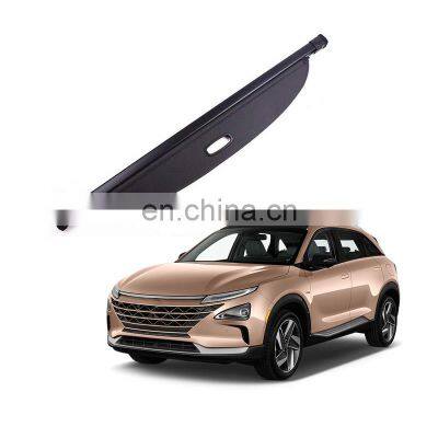 Cargo Cover Black Cargo Security Shield Luggage Shade Rear Trunk Cover For Hyundai Nexo