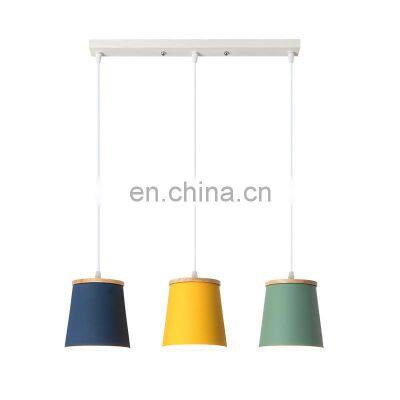 Contemporary Design Minimalism Colorful Aluminum Modern Pendant Lighting LED Chandelier