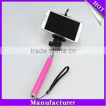 Extendable Bluetooth Wireless Selfie Stick Built-in Remote Shutter Button For iOS/Android Smartphoes