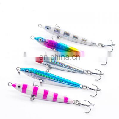 High Quality Jigs lure 21g 65mm Metal Spoon artificial bait  hook boat fishing lures lead fish