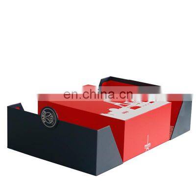 Luxury gift packing box with double door opening packaging for clothing