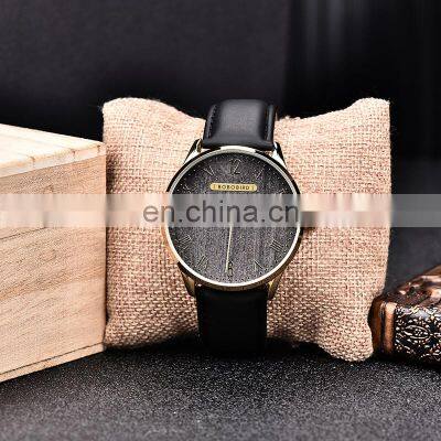 2022 BOBO BIRD Japan Quartz Movement Genuine Leather Watch Leather Strap Wooden Watch photo-4