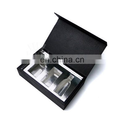 Luxury custom cosmetic lotion bottle paper box magnetic cosmetic packaging box