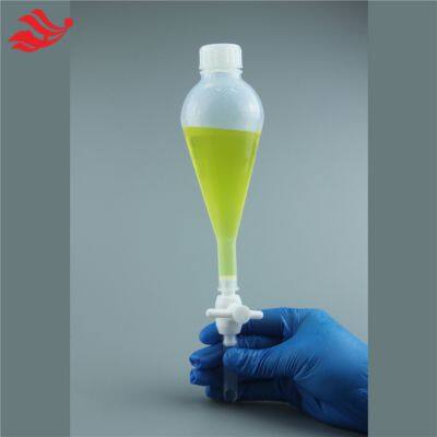 High Quality Lab FEP Pear Shape Separatory Funnel Separating Funnel With Ptfe Stopcock 1000ML photo-4