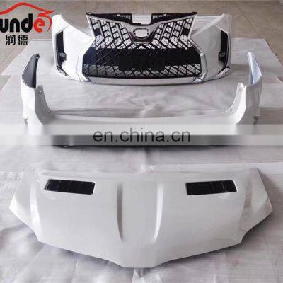 Runde LM Style ABS Material Bodykit With Front Rear Bumper Hood Suitable For 2011-2020 Toyota Sienna Body Kit