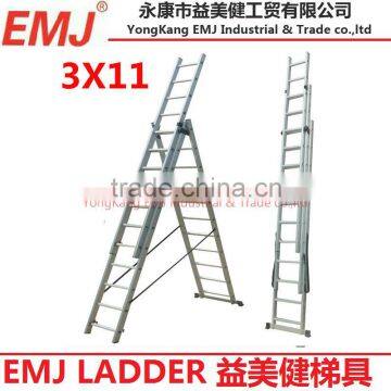 3 Section Extension Ladder 3X11