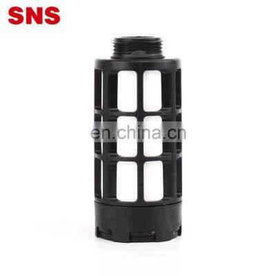 SNS PSU Series Black Color Pneumatic Air Exhaust Muffler Filter Plastic Silencer for Noise Reducing photo-3