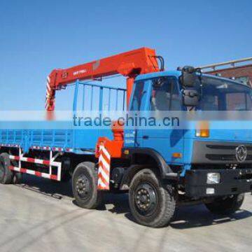 Dongfeng 6x2 vehicle with hydraulic arm crane 10Tons