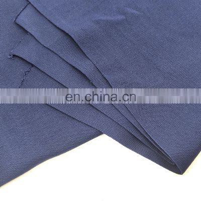 Attractitve price 98% polyester 2% spandex tshirt ribbed cuff fabric rib knitted stripe