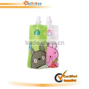 Jelly BPA free foldable bag water bottle