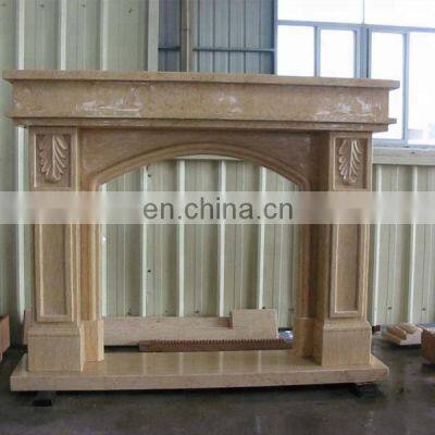 Decorative Stone Fireplace Mantel photo-3