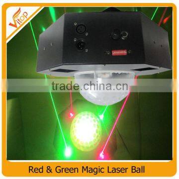 Red Green magic laser light,dj laser indoor light