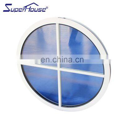 Hurricane Proof Impact customized  Aluminum  round  fixed Window