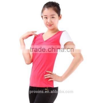 Hot Sale Short Sleeve Dance Top, Fitness Top, Yoga Top photo-2