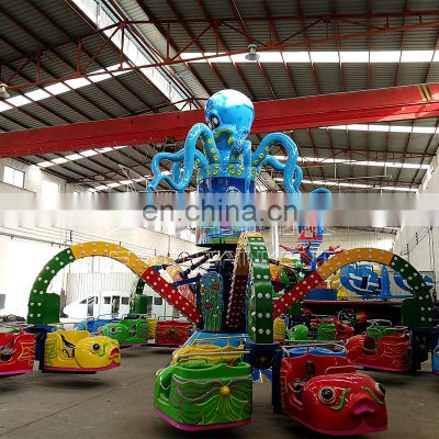 Funfair big thrill amusement theme equipment electric park attractions octopus rides for sale