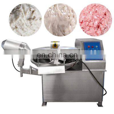 High Speed Emulsifier Mixer 60L Sausage Chopper Machine Meat Fruits 125 Litter Butchery Equipment Bowl Cutter For Lab photo-4