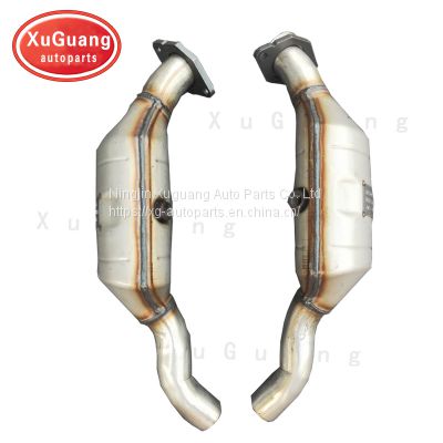 Hot sales direct fit Three way exhaust catalytic converter for Jaguar with short tube