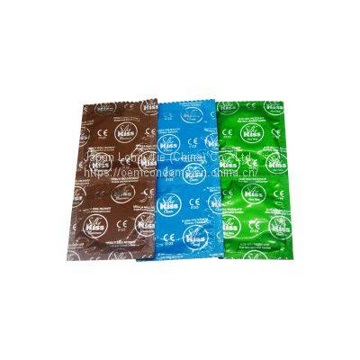 Kondom Natural Spike Classic With Ce Certificate Vegan Non Latex For Life Lubricated Male 185*52mm Orange Flavor Condom photo-5