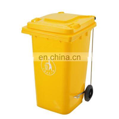 240L mobile plastic dustbins garbage waste bin