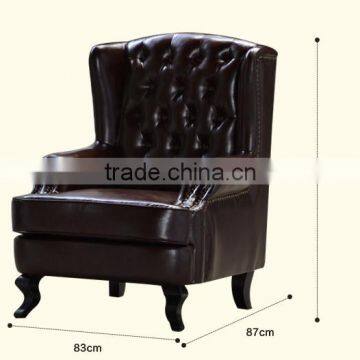 Wooden sofa chair sofa and cuddle chair leisure legless chair sofa PFS163