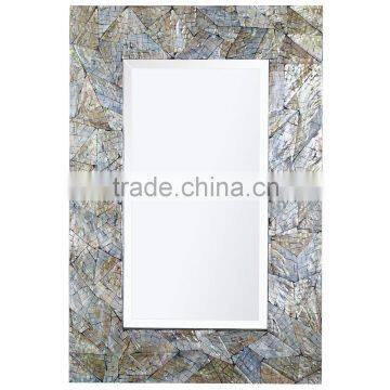 High quality best selling New Rectangular crackled mother of pearl Mirror from Viet Nam