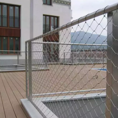 High Tensile Strength Flexible Bird Cage Stainless Steel Wire Rope Mesh Net Aviary Mesh in Expanded Style for Parrots