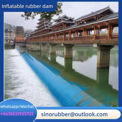 Inflatable rubber dam, water-retaining dam, sluice gate, irrigation system, flood control gate, hydraulic river-blocking roller dam,