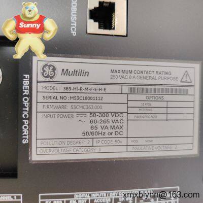 GE Multilin 369-HI-0-M-F-E-0 – Motor Management Relay for Critical AC Motor Protection and Control