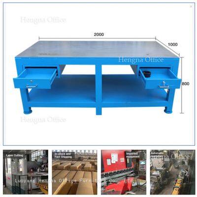 Wholesale Price Industrial Steel Workbench Heavy Duty Tool Table With Key Lock Drawers photo-5