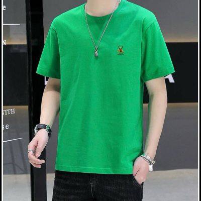 Оптовая продажа дешевых мужских футболок. Мужские футболки с короткими рукавами по несколько долларов за штуку. Фабрика поставляет товар из складских запасов мужской одежды.