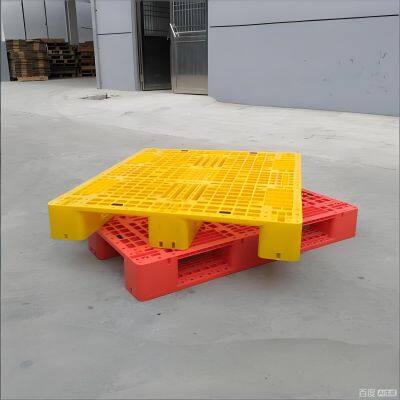 Reinforced Grid Plastic Pallet 1200x1000mm Heavy Load for Chemical Industry Export