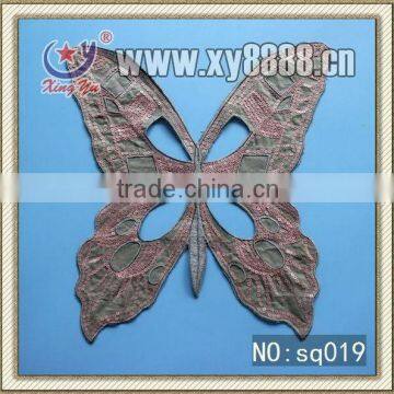 The butterfly type sequins lace for garment