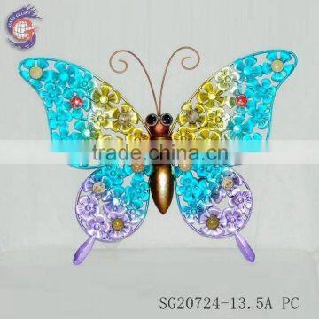 China Wholesale Home Decorative Wall Hangings Metal Butterfly