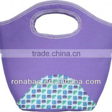 2013 factory wholesale zippered tote shopping cooler bag