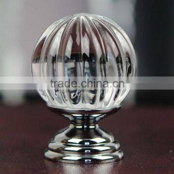 Crystal glass kitchen handles knob on sale