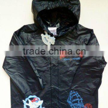 children's PVC rain coat/kid's PVC rain coat