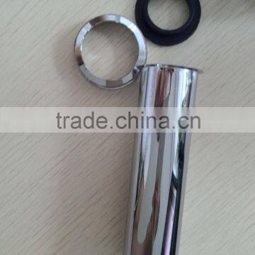 Stainless steel pipe , Nut, Leather cushion