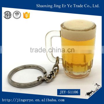 Mini Beer Glass Shaped Acrylic Keychain