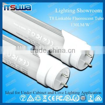 Night time construction & huge areas led dimmer led tube light, free of mercury, 130lm/w,3.6m