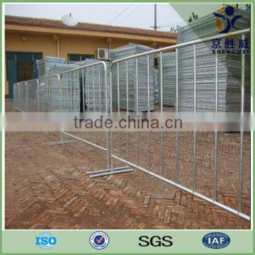 Galvanized Temporary crowd control barrier