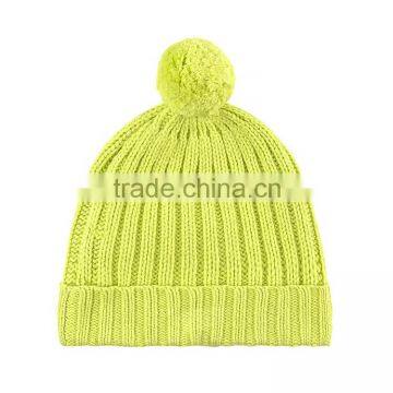 Kids Lovely Tiger Applique Knitted Patterns Beanie Hats photo-2