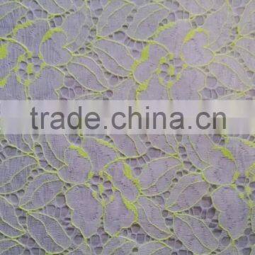 elegant cheap cotton polyester lace fabric wholesale