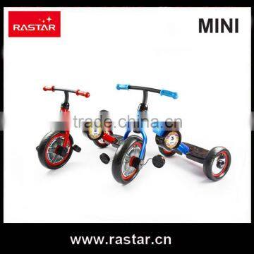 Rastar shopping kid toy BMW MINI licensed 3 wheel child mini bike