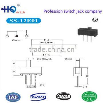 High Quality Vertical Slide Switches, 1p3t Slide Switches , 2 Positions Slide Switch, Micro Switch photo-6