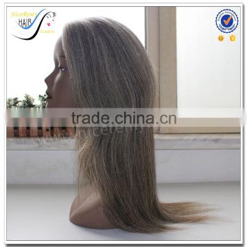 Wholesale new product gray human hair wig 100% raw unprocessed remy virgin human hair