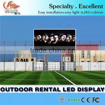 RGX P8 high technology outdoor fullcolor LED screen electronic aluminum die cast display